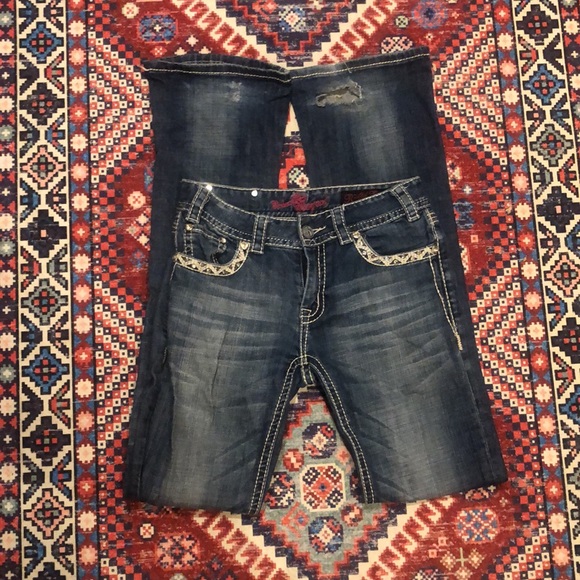 Rock & Roll Cowgirl Mid Rise Sz27 - Picture 4 of 6